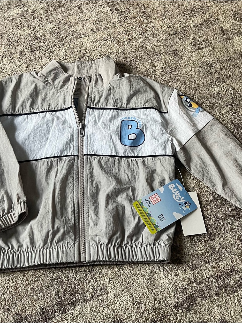 Bluey Toddler Full Zip Jacket Unisex NWT